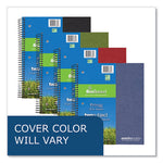 Earthtones BioBased 2 Subject Notebook, Med/College Rule, Random Asst Covers, (100) 11x9 Sheets, 24/CT,Ships in 4-6 Bus Days