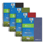 Earthtones BioBased 5 Subject Notebook, Med/College Rule, Random Asst Covers, (160) 11x9 Sheets, 12/CT,Ships in 4-6 Bus Days