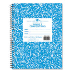 Composition Book, 1-Subject, Grade 2 Manuscript Format, Blue Cover, (36) 9.75 x 7.5 Sheet, 48/CT, Ships in 4-6 Business Days