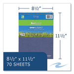 Earthtones BioBased 1 Subject Notebook, Med/College Rule, Asst Covers, (70) 8.5x11.5 Sheets, 24/CT, Ships in 4-6 Bus Days