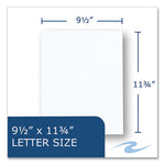 Pocket Folder with 3 Fasteners, 0.5" Capacity, 11 x 8.5, White, 25/Box, 10 Boxes/Carton, Ships in 4-6 Business Days