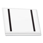 Magnetic Water-Resistant Sign Holder, 8.5 x 11, Clear Frame, 5/Pack