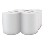 Select Hardwound Roll Towels, 1-Ply, 7.88" x 800 ft, White, 6 Rolls/Carton
