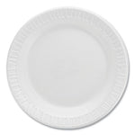 Quiet Classic Laminated Foam Dinnerware Plates, 6", White, 125/Pack, 8 Packs/Carton