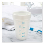 Graduated Foam Medical Cups, 16 oz, White, 25/Pack, 40 Packs/Carton