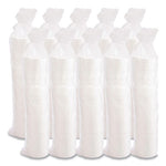 Vented Foam Lids, Fits 6 oz to 32 oz Cups, White, 50 Pack, 10 Packs/Carton
