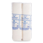 Foam Hinged Lid Containers, 6 x 5.78 x 3, White, 500/Carton