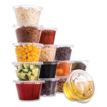 Conex Complements Portion/Medicine Cups, 4 oz, Clear, 125/Bag, 20 Bags/Carton