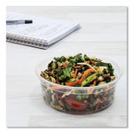 Bare Eco-Forward RPET Deli Containers, ProPlanet Seal, 8 oz, 4.6" Diameter x 1.8"h, Clear, Plastic, 500/Carton