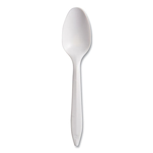 Regal Mediumweight Cutlery, Full-Size, Teaspoon, White, 1000/Carton