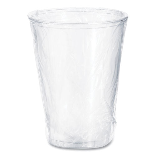 Ultra Clear PETE Cold Cups, 10 oz, Individually Wrapped, 25/Sleeve, 20 Sleeves/Carton