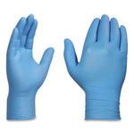 Nitrile Exam Gloves, Powder-Free, 3 mil, Medium, Light Blue, 100/Box, 10 Boxes/Carton