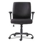 Big/Tall Swivel/Tilt Mid-Back Chair, Supports Up to 450 lb, 19.29" to 23.22" Seat Height, Black