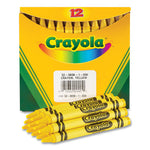 Bulk Crayons, Yellow, 12/Box