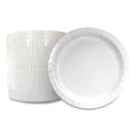 Paper Dinnerware, Plate, 6", White, 1,000/Carton