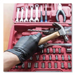 Industrial Nitrile Gloves, Powder-Free, 6 mil, Small, Black 100 Gloves/Box, 10 Boxes/Carton