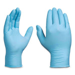 Industrial Nitrile Gloves, Powder-Free, 5 mil, Small, Blue, 100 Gloves/Box, 10 Boxes/Carton