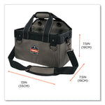 Arsenal 5844 Bucket Truck Tool Bag w/Tethering Attachment Points, 8 Compartments, 13 x 7.5 x 7.5, Gray, Ships in 1-3 Bus Days