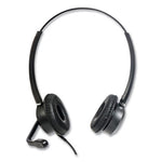 ZuM ZuMRJ9B Binaural Over The Head Headset, Black