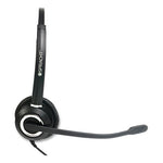 ZuM ZuMRJ9B Binaural Over The Head Headset, Black