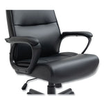 Alera Oxnam Series High-Back Task Chair, Supports Up to 275 lbs, 17.56" to 21.38" Seat Height, Black Seat/Back, Black Base