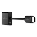 HDMI to VGA Adapter with Micro-USB Power, 9.8", Black