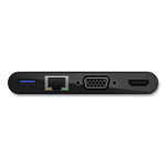 USB-C Multimedia Adapter, HDMI/Ethernet/USB-A/USB-C/VGA, 4.33", Black