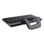 Wired Tablet Keyboard with Stand for iPad with Lightning Connector, Black