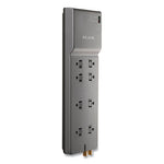 Home/Office Surge Protector, 8 AC Outlets, 6 ft Cord, 3,390 J, White