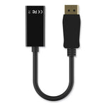 DisplayPort to DVI Adapter, 5", Black