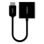 HDMI to VGA + 3.5mm Audio Adapter, 5", Black