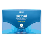 Dryer Sheets, Fresh Air, 80/Box, 6 Boxes/Carton