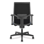 Ignition 2.0 4-Way Stretch Mid-Black Mesh Task Chair, Supports Up to 300 lb, 17" to 21" Seat Height, Navy/Black