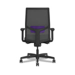 Ignition 2.0 4-Way Stretch Mid-Back Mesh Task Chair, Supports Up to 300 lb, 17" to 21" Seat Height, Black