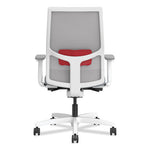 Ignition 2.0 4-Way Stretch Mid-Back Mesh Task Chair, Supports 300 lb, 17" to 20" Seat Height, Basalt/Fog/White