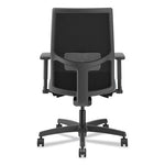 Ignition 2.0 4-Way Stretch Mid-Back Mesh Task Chair, Gray Adjustable Lumbar Support, Basalt/Black