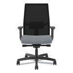 Ignition 2.0 4-Way Stretch Mid-Back Mesh Task Chair, Gray Adjustable Lumbar Support, Basalt/Black