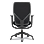 Flexion Mesh Back Task Chair, Supports Up to 300lb, 14.81" to 19.7" Seat Height, Black Seat/Back/Base