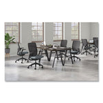 Flexion Mesh Back Task Chair, Supports Up to 300 lb, 14.81" to 19.7" Seat Height, Black/Basalt