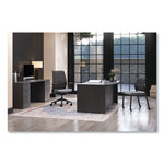 Cipher Mesh Back Guest Chair, 24.25" x 24.13" x 33.5", Black Seat, Charcoal Back, Charcoal Base