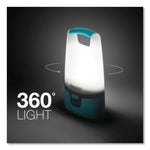 Vision Hybrid Lantern, 4 AA (Sold Separately), 1 Rechargeable Lithium Ion (Sold Separately), Teal/White