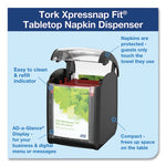 Xpressnap Fit Starter Pack, 4 x 6 x 7, Black