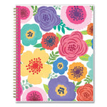 Mahalo Academic Year Create-Your-Own Cover Weekly/Monthly Planner, Floral Artwork, 11 x 8.5, 12-Month (July-June): 2023-2024