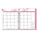 Breast Cancer Awareness Create-Your-Own Cover Weekly/Monthly Planner, Orchid Artwork, 11 x 8.5, 12-Month (Jan-Dec): 2024