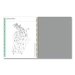Sophie Frosted Weekly/Monthly Planner, Sophie Floral Artwork, 11 x 8.5, Multicolor Cover, 12-Month (Jan to Dec): 2024