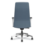 Cofi Executive High Back Chair, Supports up to 300 lb, Nimbus Seat, Nimbus Back, Polished Aluminum Base