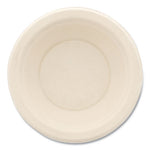Bagasse PFAS-Free Dinnerware, Round Bowl, 12 oz, Tan, 1,000/Carton