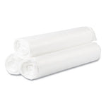 High-Density Commercial Can Liners Value Pack, 45 gal, 14 mic, 40" x 46", Natural, 25 Bags/Roll, 10 Interleaved Rolls/Carton