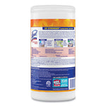 Disinfecting Wipes, 1-Ply, 7 x 7.25, Mango and Hibiscus, White, 80 Wipes/Canister