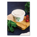 115-Series Flat Hot Lids, For Use With 115-Series Soup Containers, White, Plastic, 500/Carton